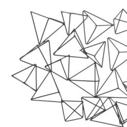 Metal Geometric 3D Triangle Wall Decor Black - Olivia & May 8 Metal Geometric 3D Triangle Wall Decor Black - Olivia & May -Home Decor Store GUEST b57681b0 021d 4070 aee0 e89a18a3c984