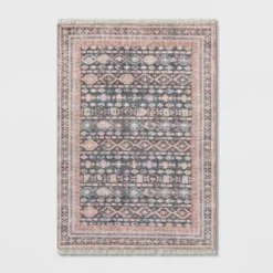 Alexandra Floral Printed Border Persian Rug Blush - Opalhouse™ -Home Decor Store GUEST b64cccec 5c26 44cb bb19 1be2036f9757