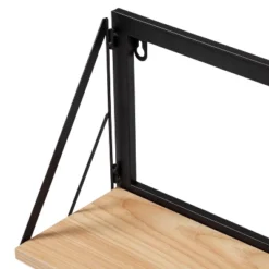 Honey-Can-Do Small Laundry Wall Shelf With Wood Light Oak -Home Decor Store GUEST b6887a91 9e1e 469e b19a 1fc2b51d287d