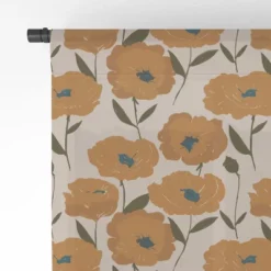 Alison Janssen Boho Poppies Single Panel Sheer Window Curtain - Society6 -Home Decor Store GUEST b71aca93 a5bf 4f65 b839 793e902b7e9b
