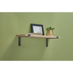 23.6" X 7.9" Feelwood Brushed Shelf Oak - Dolle Shelving