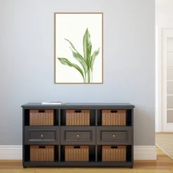 22" X 33" Cast Iron Plant II By And Slyp Errico Framed Canvas Wall Art Light Brown - Amanti Art -Home Decor Store GUEST bab9cfac 3d5d 4209 91e6 f840e4155577