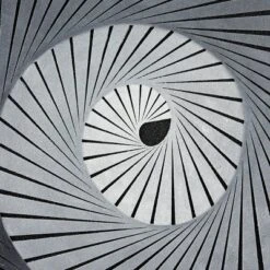 Wood Geometric 3D Spiral Shadow Box With Black Frame Gray - Olivia & May -Home Decor Store GUEST bae762bf 55ba 40ba a086 62558a56b9b1