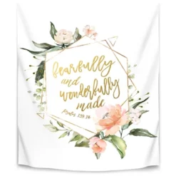 Fearfully And Wonderfully Summer Floral Geo By Wall + Wonder Wall Tapestry -Home Decor Store GUEST bb3c247c 2349 4211 8082 83ce20cfaaec