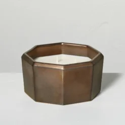 Octagonal Ceramic Cashmere & Suede Fall Jar Candle Metallic Bronze - Hearth & Hand™ With Magnolia -Home Decor Store GUEST bb6f1e7c 11d2 4ed8 a084 2f6573d24c6b 2