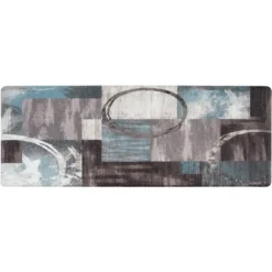 World Rug Gallery Contemporary Abstract Circles Anti Fatigue Standing Mat -Home Decor Store GUEST bbd9dccc f78d 4eed 8534 89f1e60f3c6d