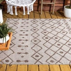 Nokat Modern Bohemian Inspired Indoor/Outdoor Area Rug - JONATHAN Y -Home Decor Store GUEST be42cd44 207c 4f18 9301 8aa106c6b15d