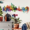 New York City Skyline Peel And Stick Giant Wall Decal - RoomMates -Home Decor Store GUEST c024fec9 7923 4f9b 8cf0 2f1feeecaff4