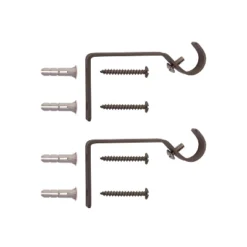 Kenney Iverson 5/8" Standard Decorative Window Curtain Rod