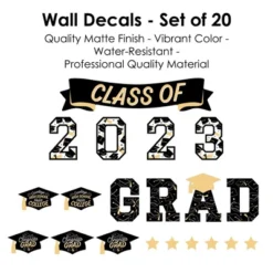 Big Dot Of Happiness Hello College Class Of 2023 Graduation Party Wall Decals Set Of 20 -Home Decor Store GUEST c1dda296 4d81 4bba bca7 be743b82b3d9