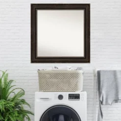 32" X 32" Non-Beveled Stately Bronze Wall Mirror - Amanti Art 15 32" X 32" Non-Beveled Stately Bronze Wall Mirror - Amanti Art -Home Decor Store GUEST c4fb4d70 3ea1 43f2 a735 5c84152545fe