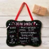 DEMDACO Dear Santa Chalkboard Black -Home Decor Store GUEST c566feb3 dd43 43e7 a84f daf25a82e1a7