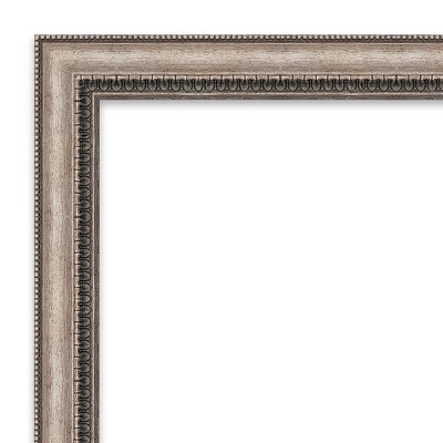 42" X 31" Non-Beveled Lyla Ornate Silver Wall Mirror - Amanti Art 4 42" X 31" Non-Beveled Lyla Ornate Silver Wall Mirror - Amanti Art - Image 2