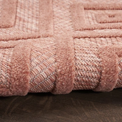 Nourison Versatile Solid Diamond Outdoor Rug 6 Nourison Versatile Solid Diamond Outdoor Rug - Image 4