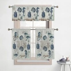 Laural Home Seaside Postcard 3-Pc. Kitchen Tier Set