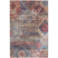 Nicole Curtis Machine Washable Distressed Southwestern Indoor Rug 26 Nicole Curtis Machine Washable Distressed Southwestern Indoor Rug -Home Decor Store GUEST c8d8f8eb 12ea 440d a840 94d6af2d7c27