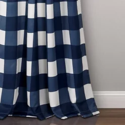 Set Of 2 Kelly Checker Light Filtering Window Curtain Panels - Lush Décor -Home Decor Store GUEST c9182320 86d2 4722 aa00 bcbdca1d83de
