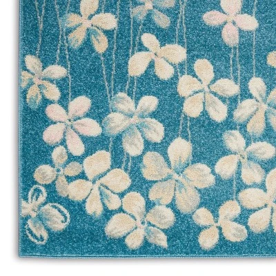 Nourison Tranquil Bohemian Botanical Bloom Area Rug 5 Nourison Tranquil Bohemian Botanical Bloom Area Rug - Image 3