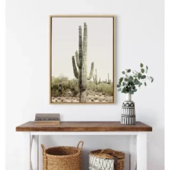 23" X 33" Sylvie Sunrise Cactus Framed Canvas By Amy Peterson Natural - Kate & Laurel All Things Decor 9 23" X 33" Sylvie Sunrise Cactus Framed Canvas By Amy Peterson Natural - Kate & Laurel All Things Decor -Home Decor Store GUEST cbcc83a6 3485 4008 9153 c0c487d4e01c