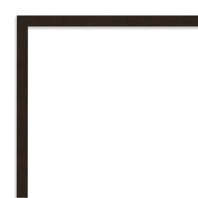 27" X 27" Non-Beveled Carlisle Espresso Narrow Wood Wall Mirror - Amanti Art 4 27" X 27" Non-Beveled Carlisle Espresso Narrow Wood Wall Mirror - Amanti Art - Image 2