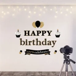 Big Dot Of Happiness Adult Happy Birthday - Gold - Peel And Stick Birthday Party Decoration - Wall Decals Backdrop -Home Decor Store GUEST cf5abe7d ce18 4ceb 86d5 de84ab33e0ba