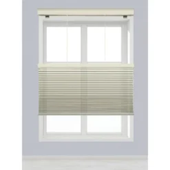 Linen Avenue Cordless Top Down Bottom Up Cellular Shade, Seashell