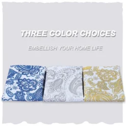 Trinity Paisley Floral Kitchen Tier Curtains For Bathroom Cafe Bedroom -Home Decor Store GUEST d07f3c18 b698 4ef0 abec bced15529020