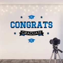 Big Dot Of Happiness Blue Graduation Party Photo Backdrop - Wall Decals -Home Decor Store GUEST d14de19b 37a0 4dc3 9618 a0d49473303c