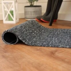 2'x3' ColorStar Static Door Mat Gray - Bungalow Flooring -Home Decor Store GUEST d17cd616 ecdc 49c5 872a 6d5dd5cdb0b7