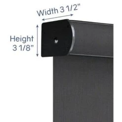 Linen Avenue Cordless Cassette 5% Solar Roller Shade,Black, Charcoal, And White 10 Linen Avenue Cordless Cassette 5% Solar Roller Shade,Black, Charcoal, And White -Home Decor Store GUEST d19b2426 f252 4b64 8b0c b362eb8b7579