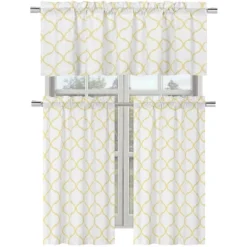 Kate Aurora Living Shabby Trellis 3 Piece Café Kitchen Curtain Tier And Valance Set -Home Decor Store GUEST d22e87e4 9ed6 4492 9ffe 98b4acfebe5d
