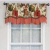 RLF Home Madhubala Glory Pattern "A " Elephant In Center Window Treatment Valance 3" Rod Pocket 50" X 16" Spice Red -Home Decor Store GUEST d4bdff12 5527 4e1a ac6c ae2cf65756c0