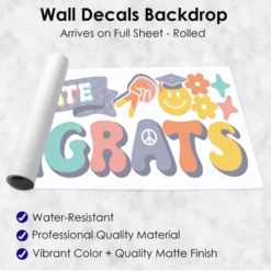 Big Dot Of Happiness Groovy School Graduation Party Photo Backdrop - Wall Decals -Home Decor Store GUEST d567fad4 a991 45e2 97bc d6fc7c7fbc61