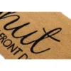 1'4" X 2'4" Shut The Front Door Indoor/Outdoor Coir Doormat Black/Brown - Entryways