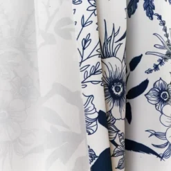 2pk 52"x95" Light Filtering Botanical Garden Curtain Panels Navy - Lush Décor 9 2pk 52"x95" Light Filtering Botanical Garden Curtain Panels Navy - Lush Décor -Home Decor Store GUEST d7482fca fd2f 45cd 8bf5 40ece29212f8