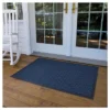 3'x5' Solid Doormat Blue/Black - HomeTrax 2 3'x5' Solid Doormat Blue/Black - HomeTrax -Home Decor Store GUEST d7499168 6662 45da a6c6 43bd07290e4b 1
