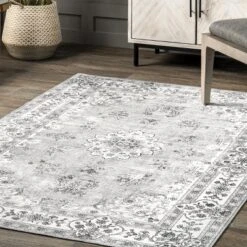 NuLOOM Ren Vintage Floral Machine Washable Area Rug -Home Decor Store GUEST d905614c bed0 4216 86b0 c4361741e23a