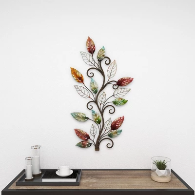 Metal Leaf Wall Decor - Olivia & May 15 Metal Leaf Wall Decor - Olivia & May - Image 13