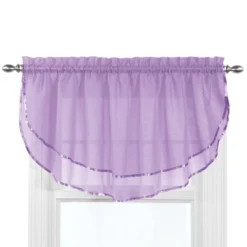 Collections Etc Elegance Sheer Ascot Window Valance, Allows Light To Enter While Maintaining Privacy - Decorative Accent For Any Room In -Home Decor Store GUEST dadffc5f 0dfb 4639 849d f318dbbba350