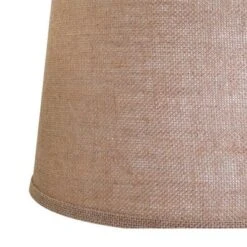 ALUCSET LLA-S1908 Soft Linen Burlap Drum Lampshades W/ Harp Support & Spider Mode Installation For Table Lamps And Floor Lights, Set Of 2, Light Brown -Home Decor Store GUEST dda448a5 3cc1 4829 b9bd 9d30632e72c5