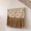 Hand Woven With Poms And Fringe Wall Art Cotton & Wood Dowel By Foreside Home & Garden -Home Decor Store GUEST df172f92 ad81 458b b319 eb4a3851e234