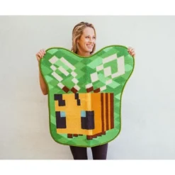 Ukonic Minecraft Honey Bee Accent Rug | 31 X 29 Inches -Home Decor Store GUEST e195a91a 968a 411d 8a31 123e911a77e9