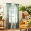 1pc Sheer Vines Burnout Window Curtain Panel Green - Opalhouse™ Designed With Jungalow™ 1 1pc Sheer Vines Burnout Window Curtain Panel Green - Opalhouse™ Designed With Jungalow™ -Home Decor Store GUEST e4443a31 f1d1 4db6 b0f4 90da97196c12 1