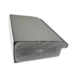 40" X 28" Non-Beveled Vista Brushed Nickel Wall Mirror - Amanti Art