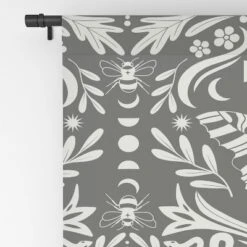 Emanuela Carratoni Ultimate Gray Damask 64" X 50" Single Panel Room Darkening Window Curtain - Deny Designs -Home Decor Store GUEST e7ba559f 61c3 4945 95c1 0f1dad9cb731