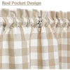 Trinity Buffalo Check Plaid Cotton Blend Kitchen Curtains -Home Decor Store GUEST e7cb2725 4364 4fb8 8084 13aa9c529300
