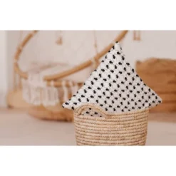 16"x16" Spider Cluster Square Throw Pillow White - E By Design -Home Decor Store GUEST e7e4a9eb 9587 4c52 9168 d07a1ceb7a60