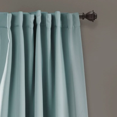 Insulated Back Tab Blackout Window Curtain Panels Set - Lush Décor 3 Insulated Back Tab Blackout Window Curtain Panels Set - Lush Décor