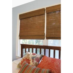 Radiance Cape Cod 21.5-in Cordless Maple Roman Shade