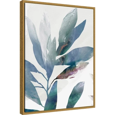 18" X 24" Indigo Sprig I By Isabelle Z Framed Canvas Wall Art - Amanti Art 3 18" X 24" Indigo Sprig I By Isabelle Z Framed Canvas Wall Art - Amanti Art